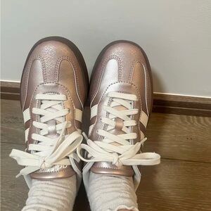 adidas Women's Metallic Pink Sneakers